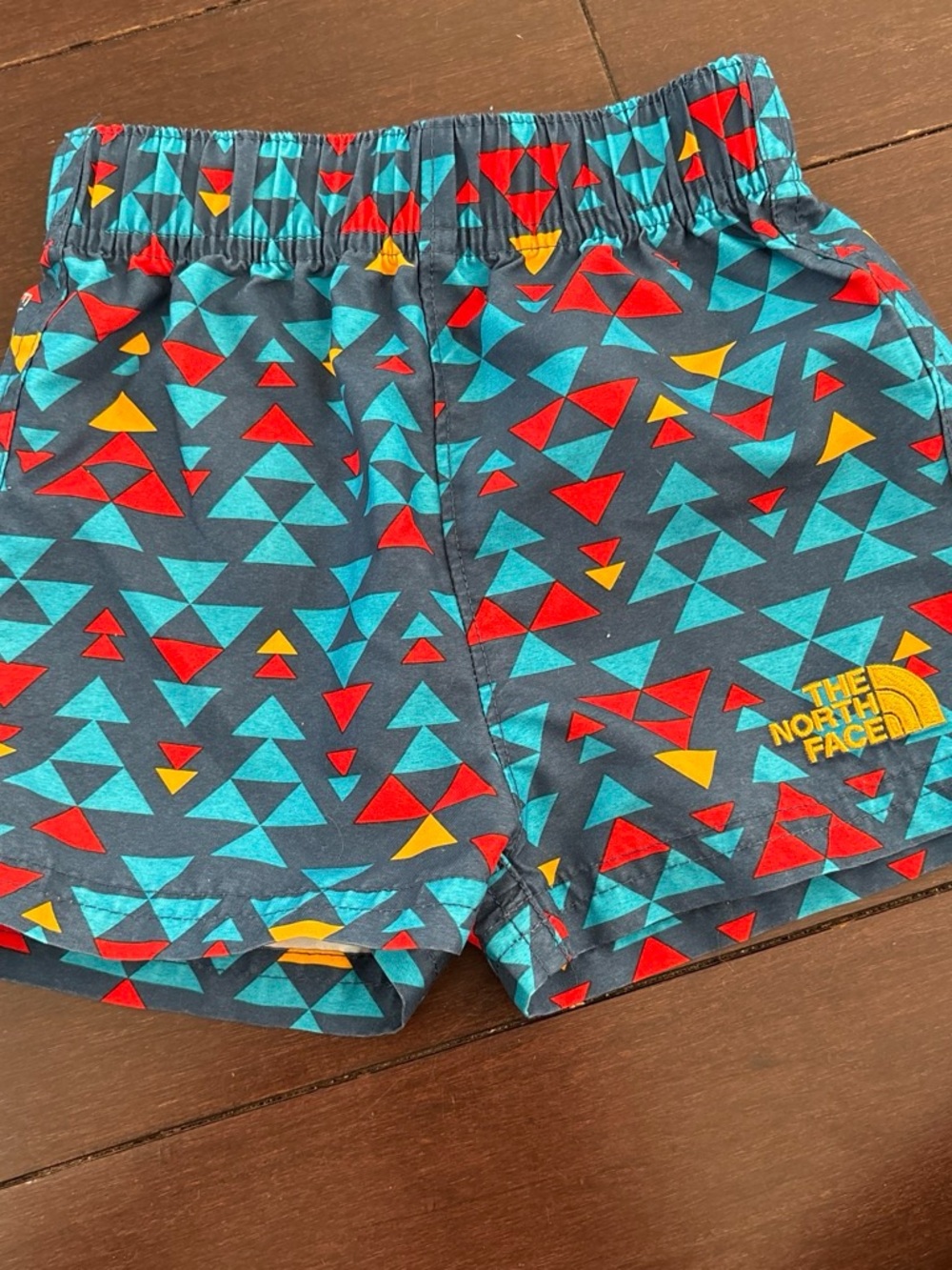 The North Face Kids Swim Shorts - Teal/Red/Yellow